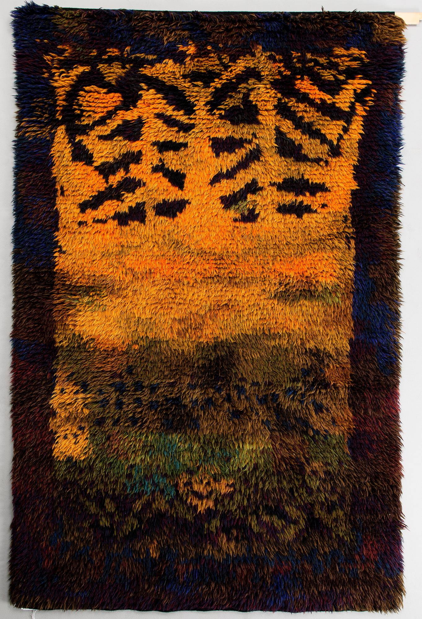 RITVA PUOTILA, RYIJY, Suomen Käsityön Ystävät, Tampere 1969. Noin 191x122 cm.