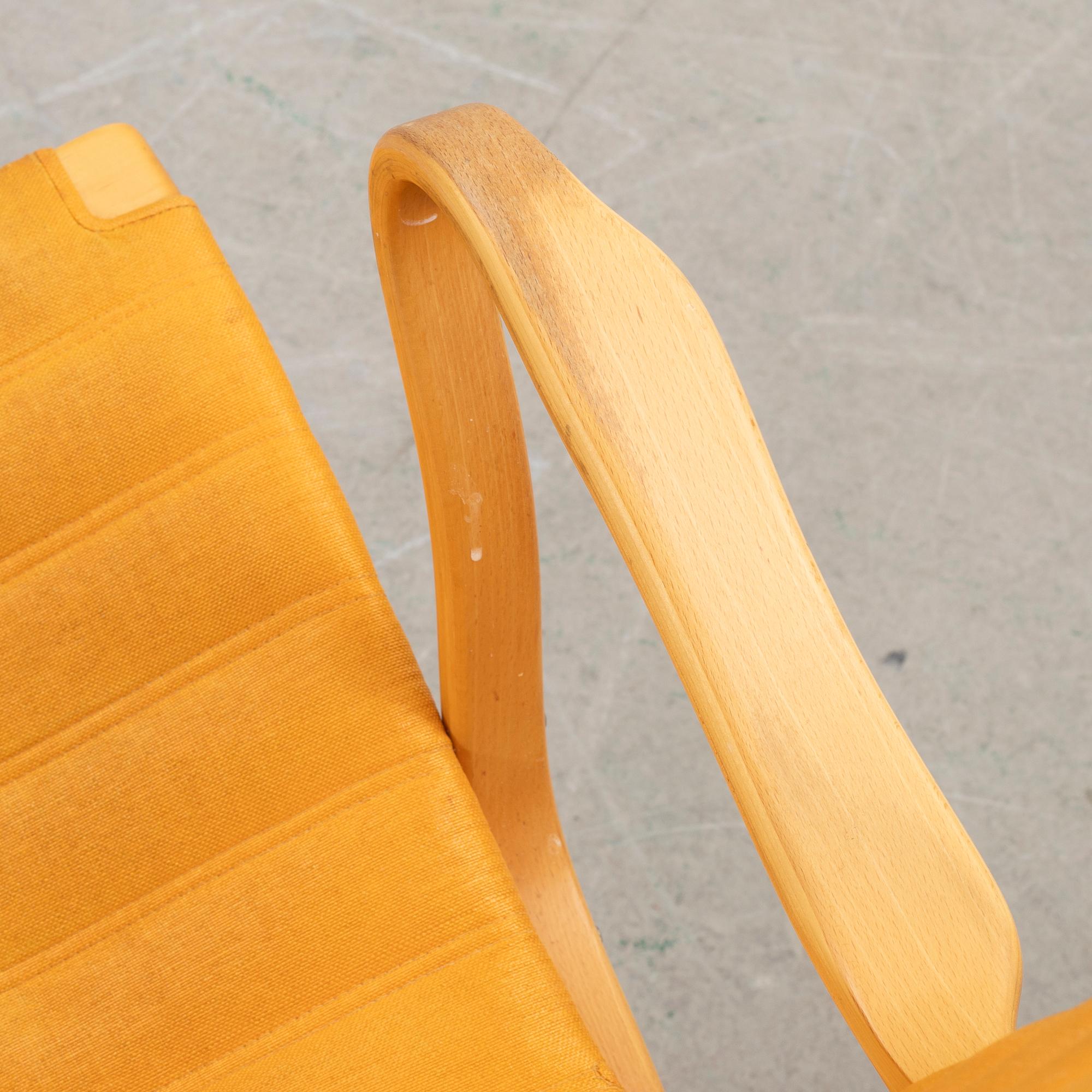 Bruno Mathsson, armchairs 1 pair, "Eva", Karl Mathsson Company, Värnamo, 1973.