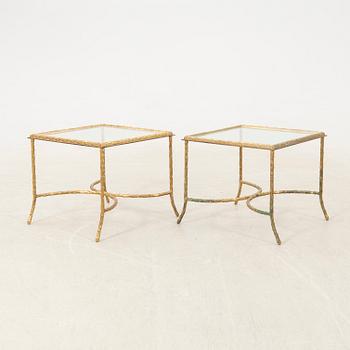 Side table, a pair, probably France, 1950s.
