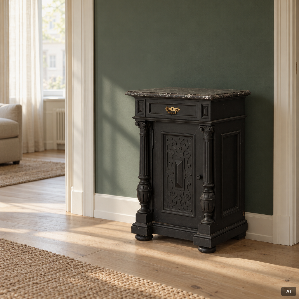 Pair of cabinets/bedside tables, circa 1900.