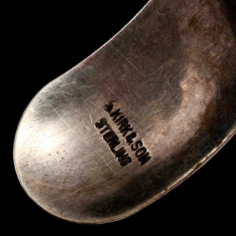 ARMLÄNK, sterlingsilver, S. Kirk & Son, Danmark, 1900-talets tredje kvartal. Vikt 29 g.