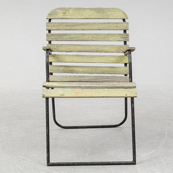 TRÄDGÅRDSSOFFA OCH FÅTÖLJ, 1900-talets mitt.