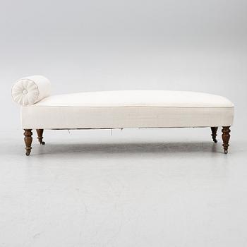 Chaise longue, late 19th century.