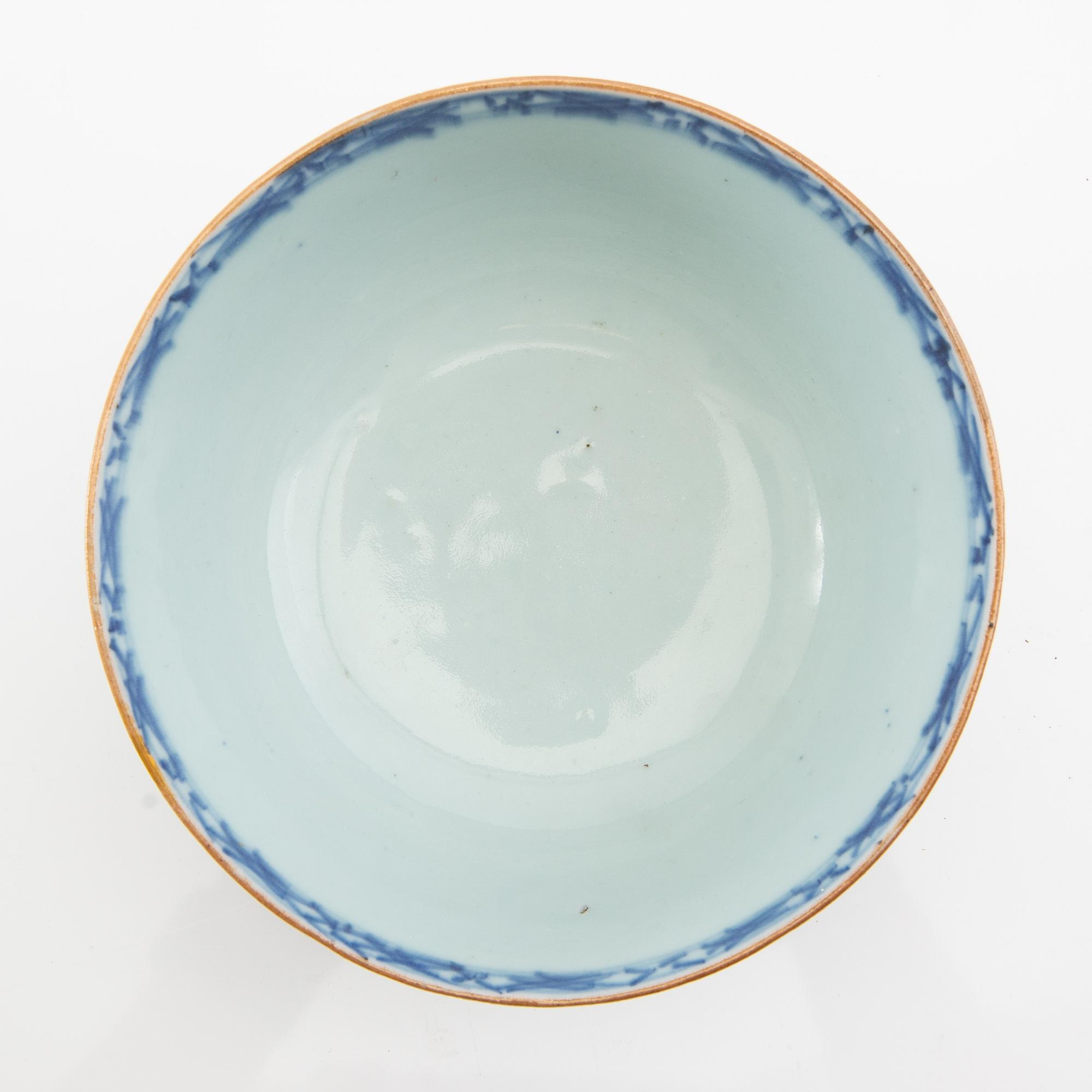 Skål Kina Qianlong (1736-95) porslin.