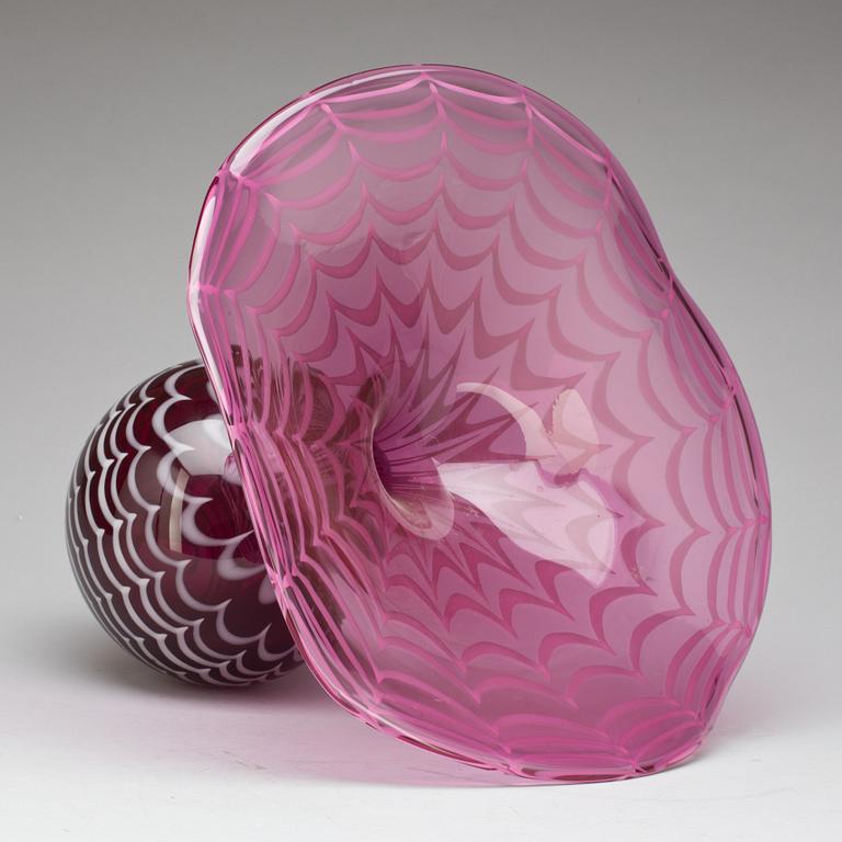 VAS, glas, Murano, 1900-talets andra hälft.