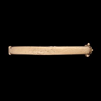 ARMRING, 18k, vikt ca 25 g.