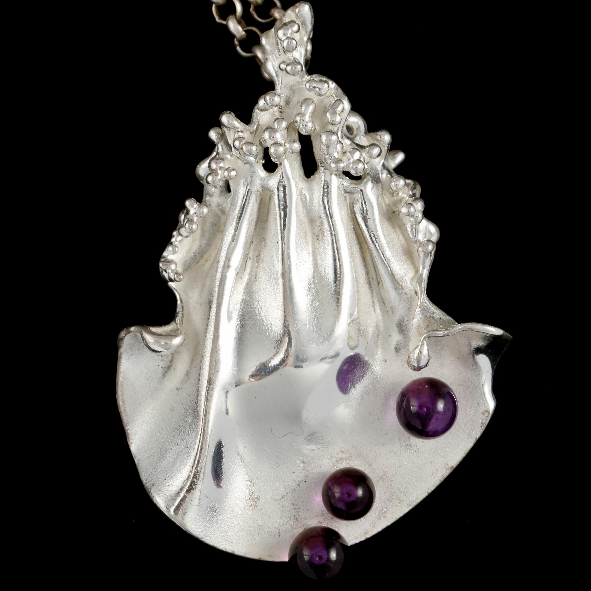 HÄNGE, sterlingsilver, stämplat GLC, 1900-talets andra hälft. Vikt 44 g.