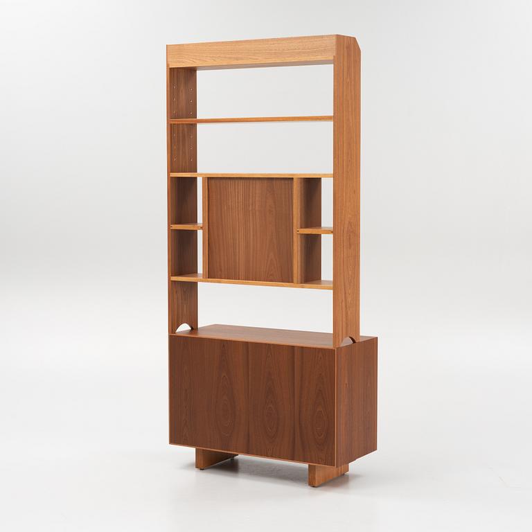 Josef Frank, a mahogany book case with vitrine and cabinet, Firma Svenskt Tenn.