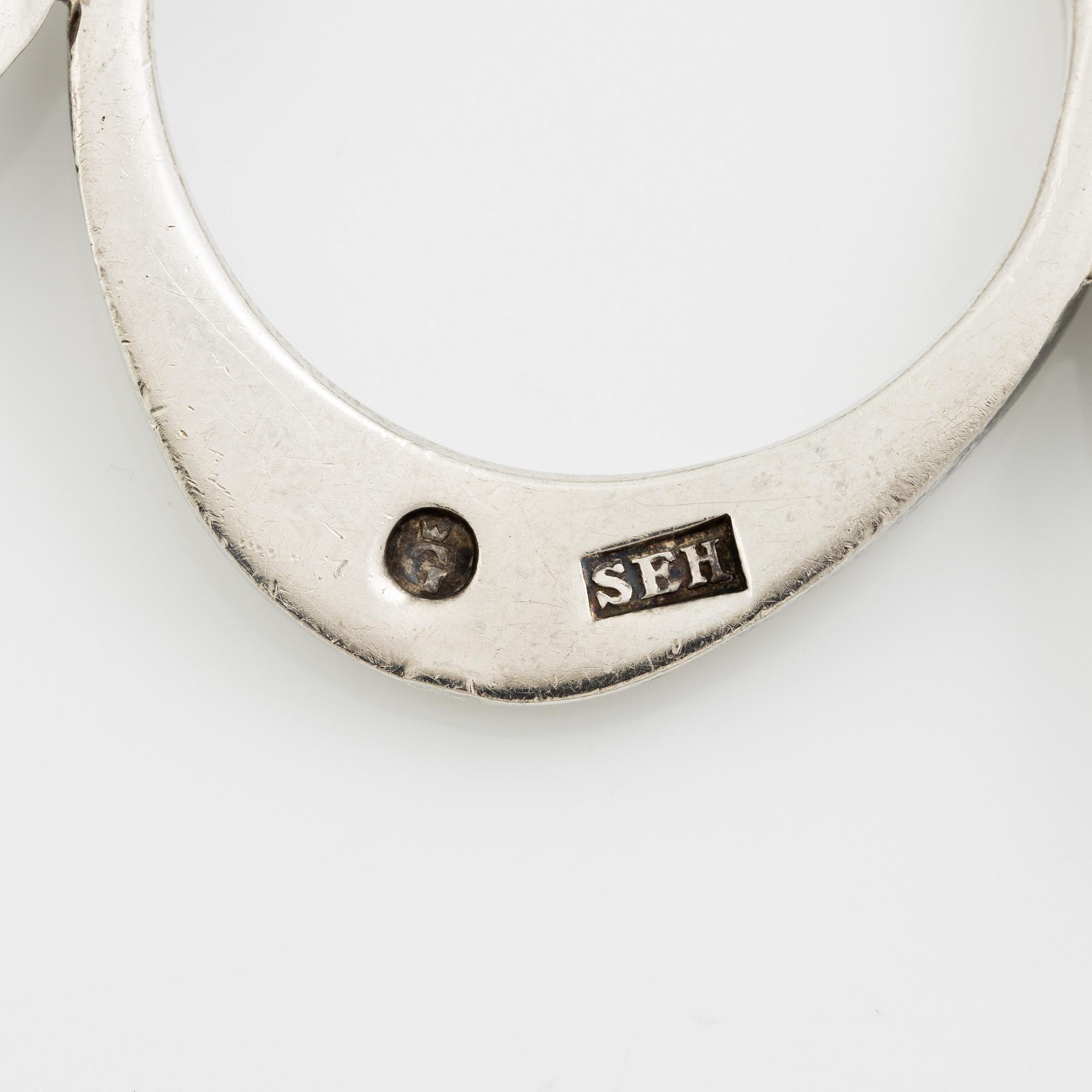 Sven-Erik Högberg, a hairpin, sterling silver, Gothenburg 1977.