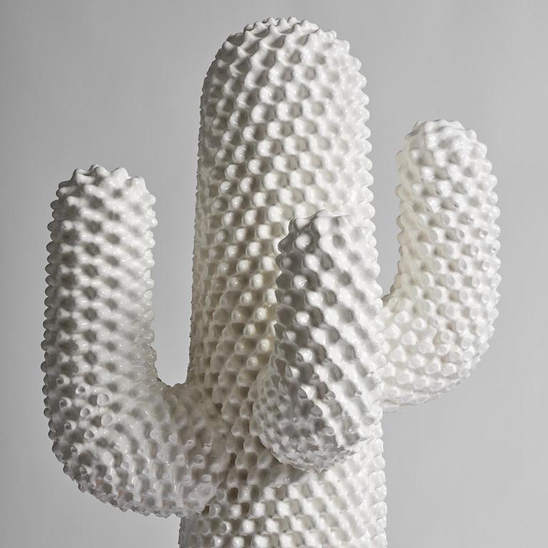 Guido Drocco & Franco Mello, a "Cactus" (Biancocactus) coat hanger/sculpture, ed. 96/250, Gufram, Italy, post 2018.