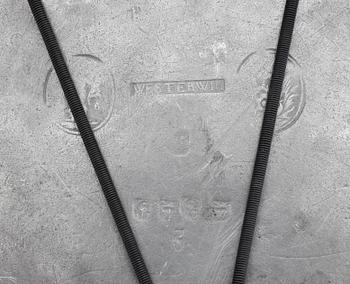 FAT SAMT 3 TALLRIKAR, tenn, bla Johan Bruhn, verksam 1778-1789 i Västervik.