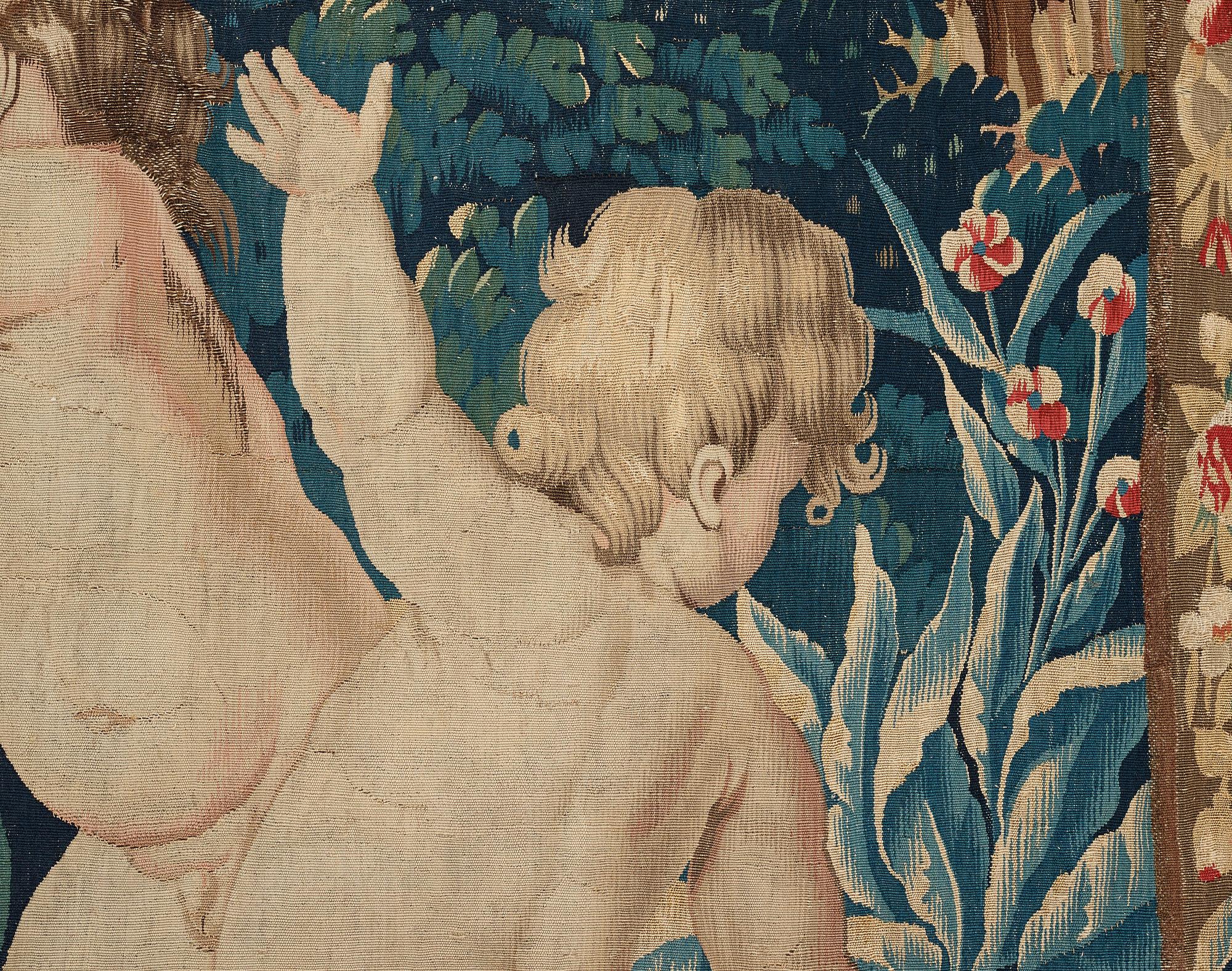 A TAPESTRY, tapestry weave, "Water" part of "The Four Elements", ca 231,5 x 252,5 cm, Flanders 17th century.