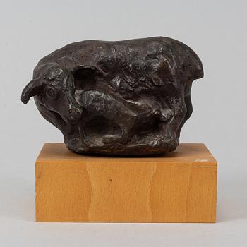 Henrik Allert, skulptur, brons, signerad. Höjd 7 cm.