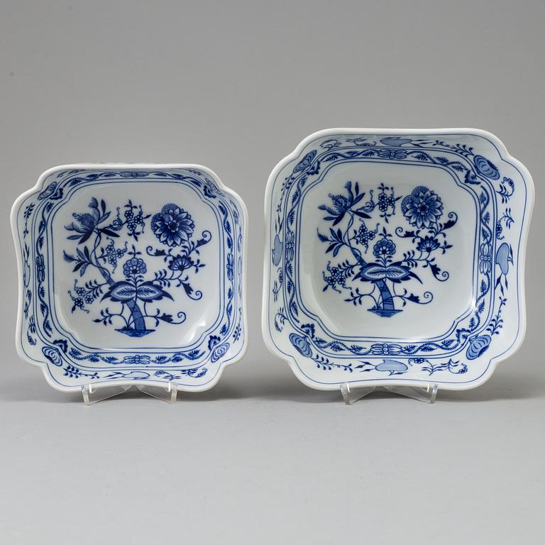 A 49 piece porcelain service, Zwiebelmuster Czechoslovakia.