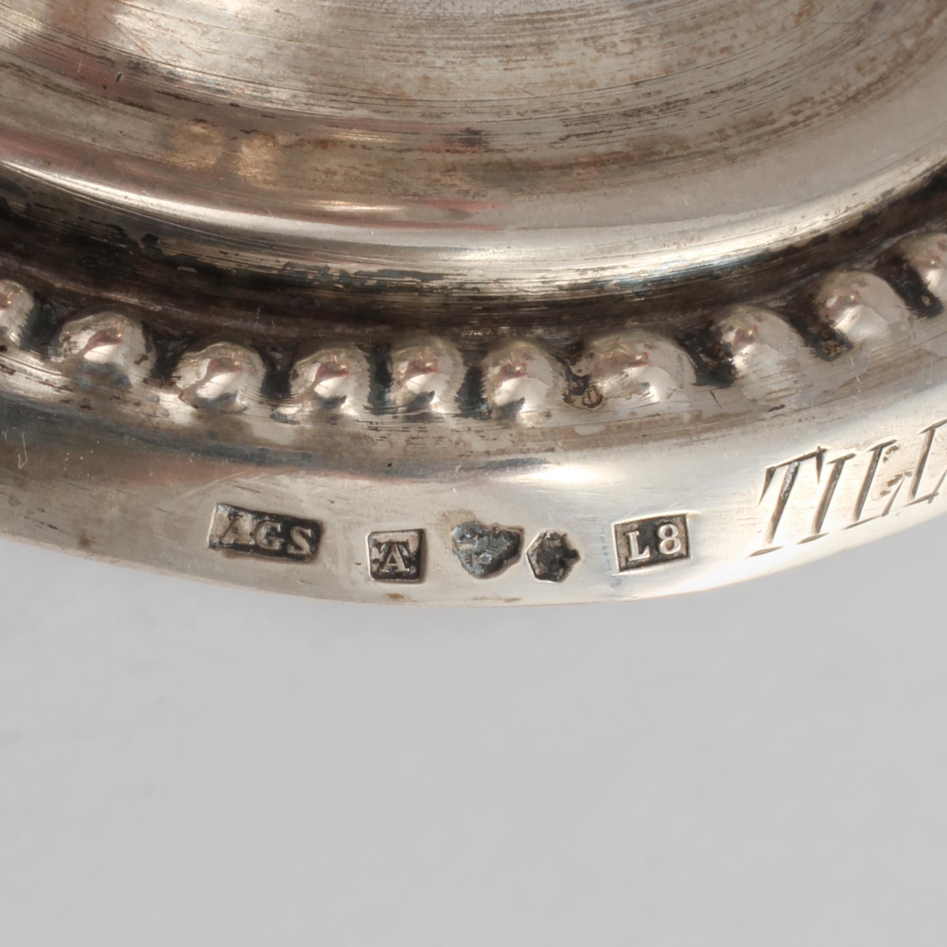 PARTI SILVER, 16 delar, 1900-tal, total vikt 540 gram.