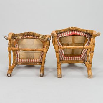 Stolar, snarlika, 8 st, rokoko, 1700-talets mitt.