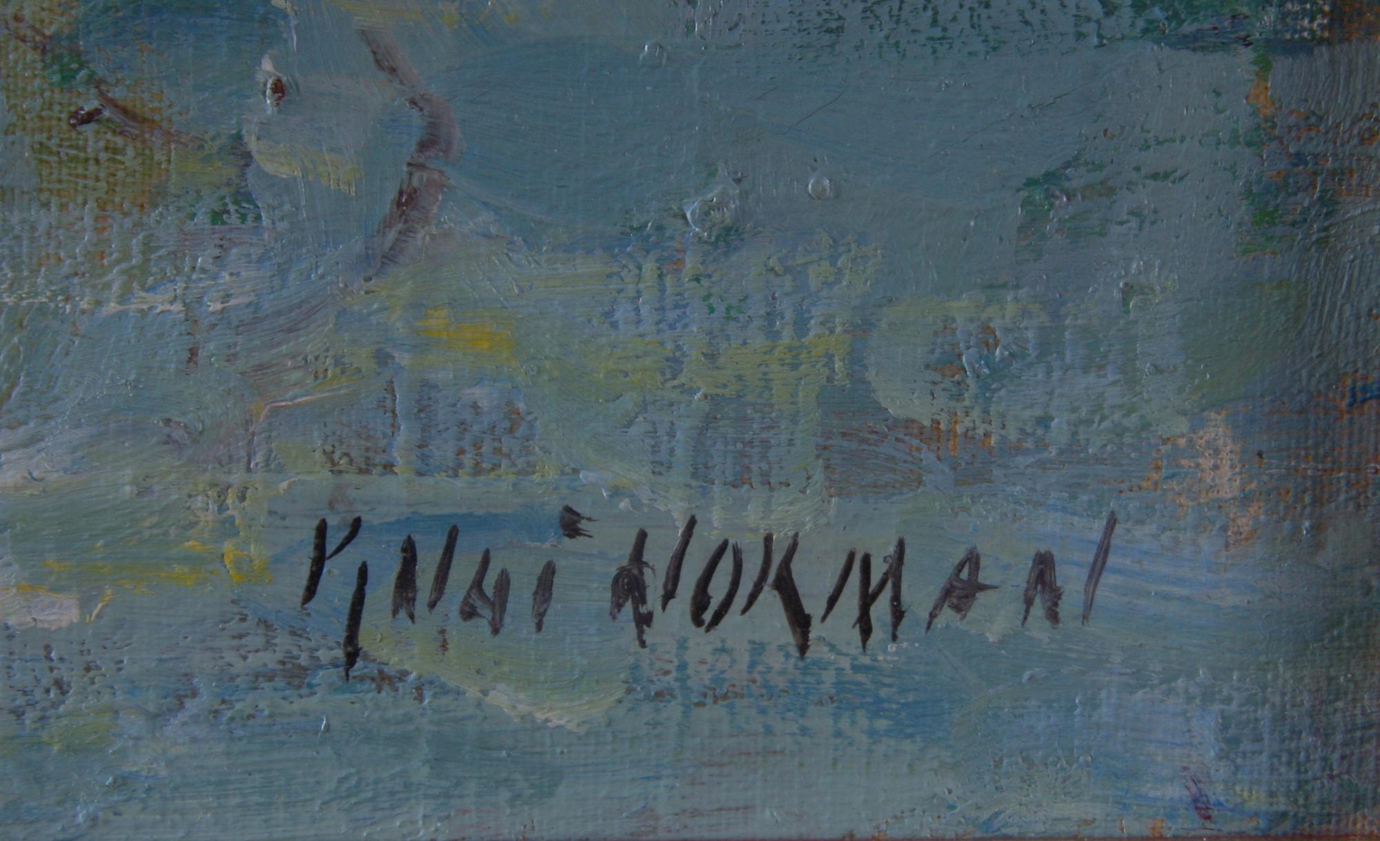 NORMAN, KNUT. Olja på duk, sign.