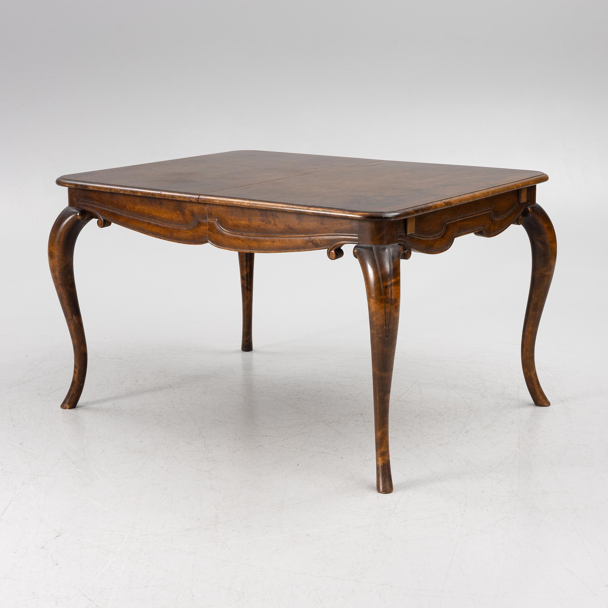 Matbord, barockstil, 1900-talets början.