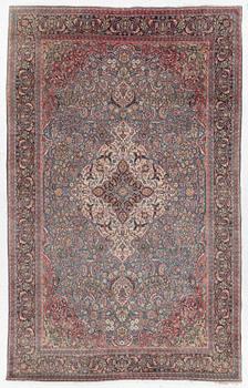 A semi-antique Khorasan rug, east Persia, c. 242 x 140 cm.