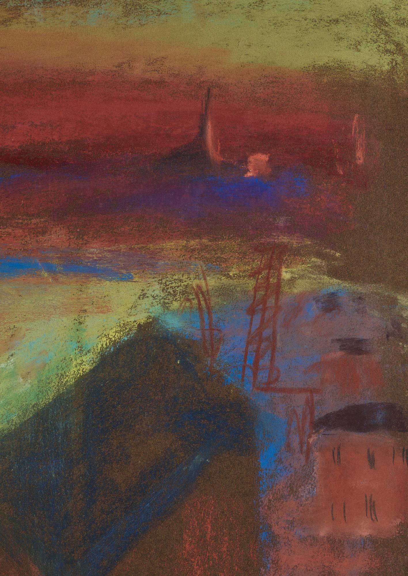 Isaac Grünewald, View over Katarinavägen.