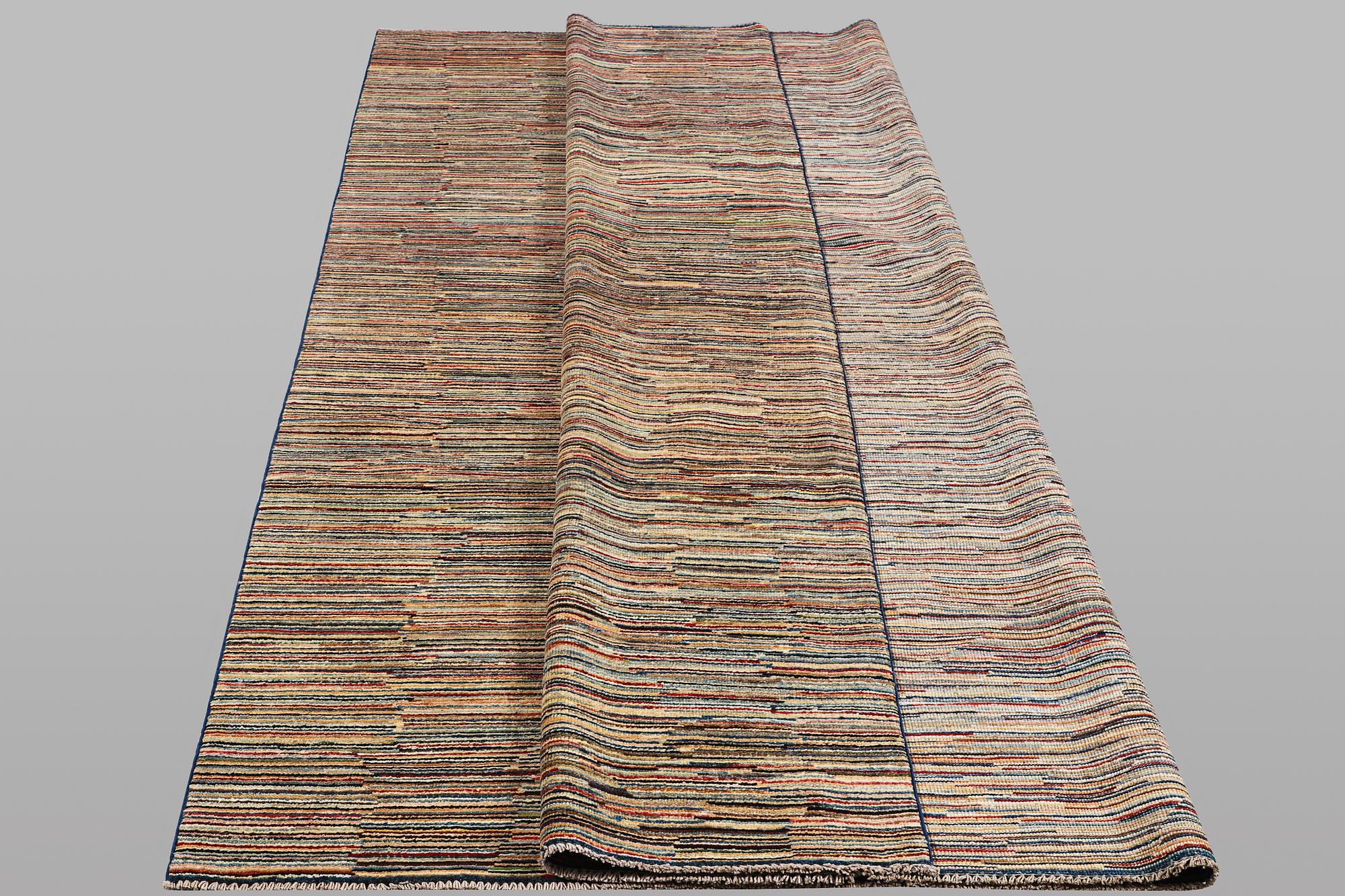 A carpet, Gabbeh, modern design, ca 292 x 245 cm.