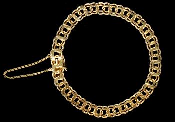 ARMBAND, 18k guld, Bolidenguld, 1943. Vikt 20 g.