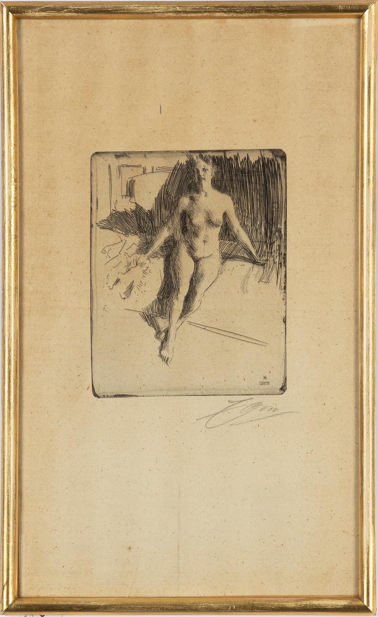 Anders Zorn, "Modellstudie".