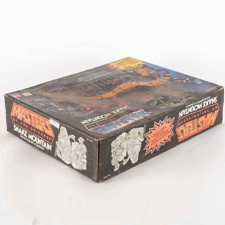 MASTERS OF THE UNIVERSE, Snake Mountain playset i förpackning, Mattel, 1983.