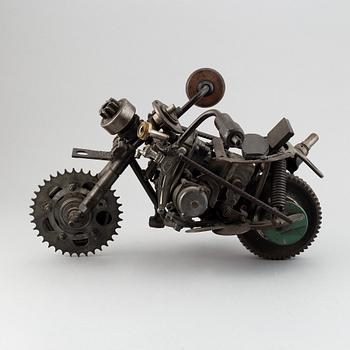 Bob Pasterkamp, skulptur, metallskrot.