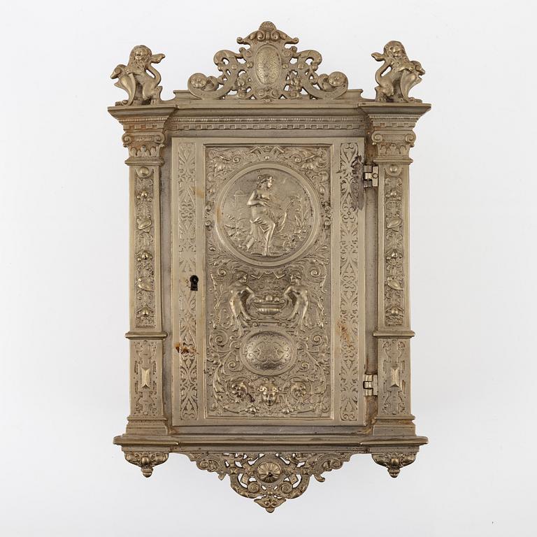 A meal wall cabinet, late 19th century.