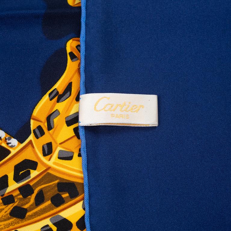 Cartier, a twill silk scarf.