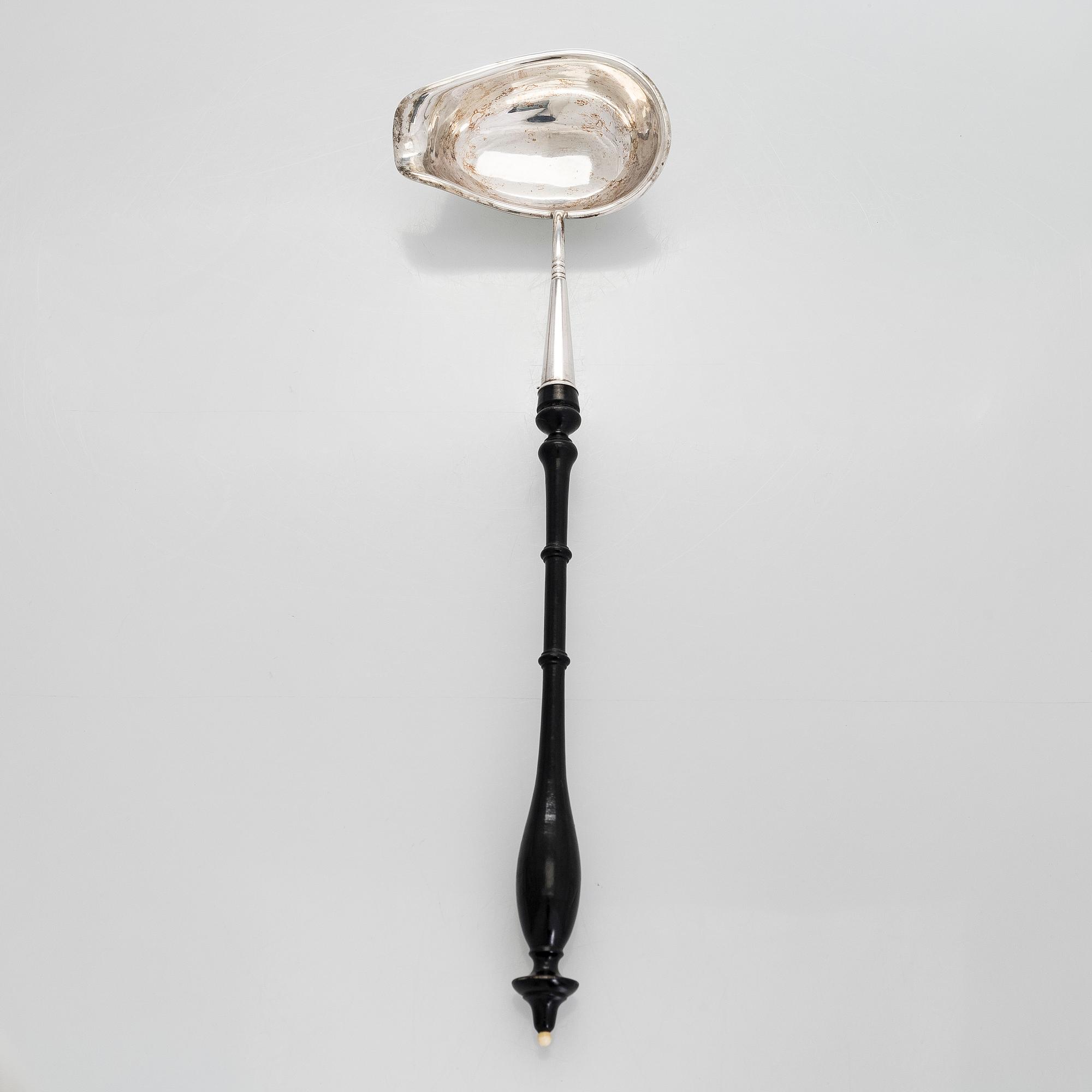 J.W. Jokiniemi, soppslev, silver, Nystad 1897.