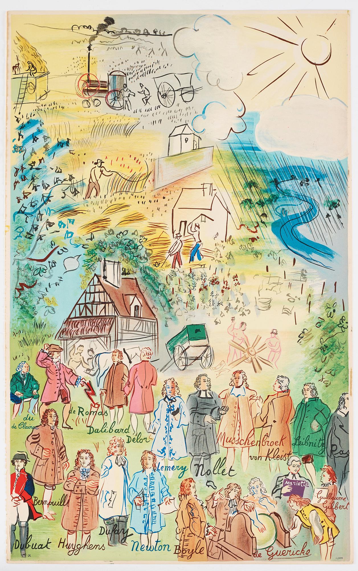 Raoul Dufy After, Portfolio "La Feé Electricité" (10).