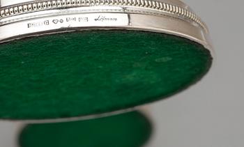 LJUSSTAKAR, ett par, silver, Eric Löfman för MGAB, Uppsala, 1977.