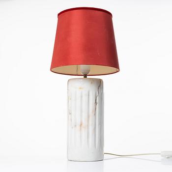 A table lamp, late 1900s.