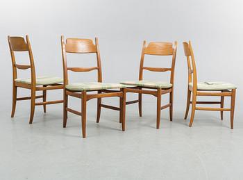 BORD MED STOLAR, 1+4, "Calmare Nyckel" Carl Malmsten.