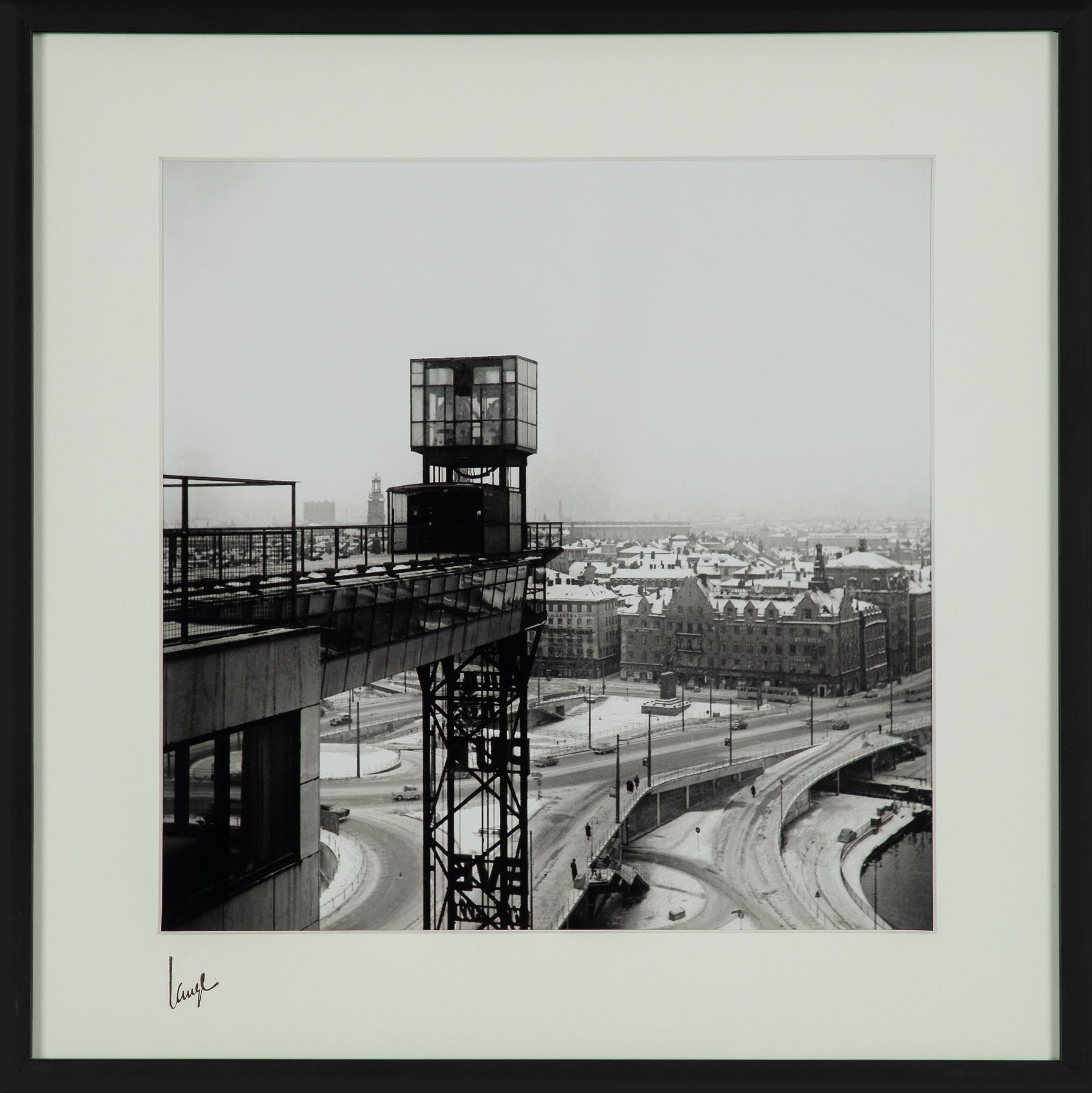 Åke Lange, "Katarinahissen 1950s".