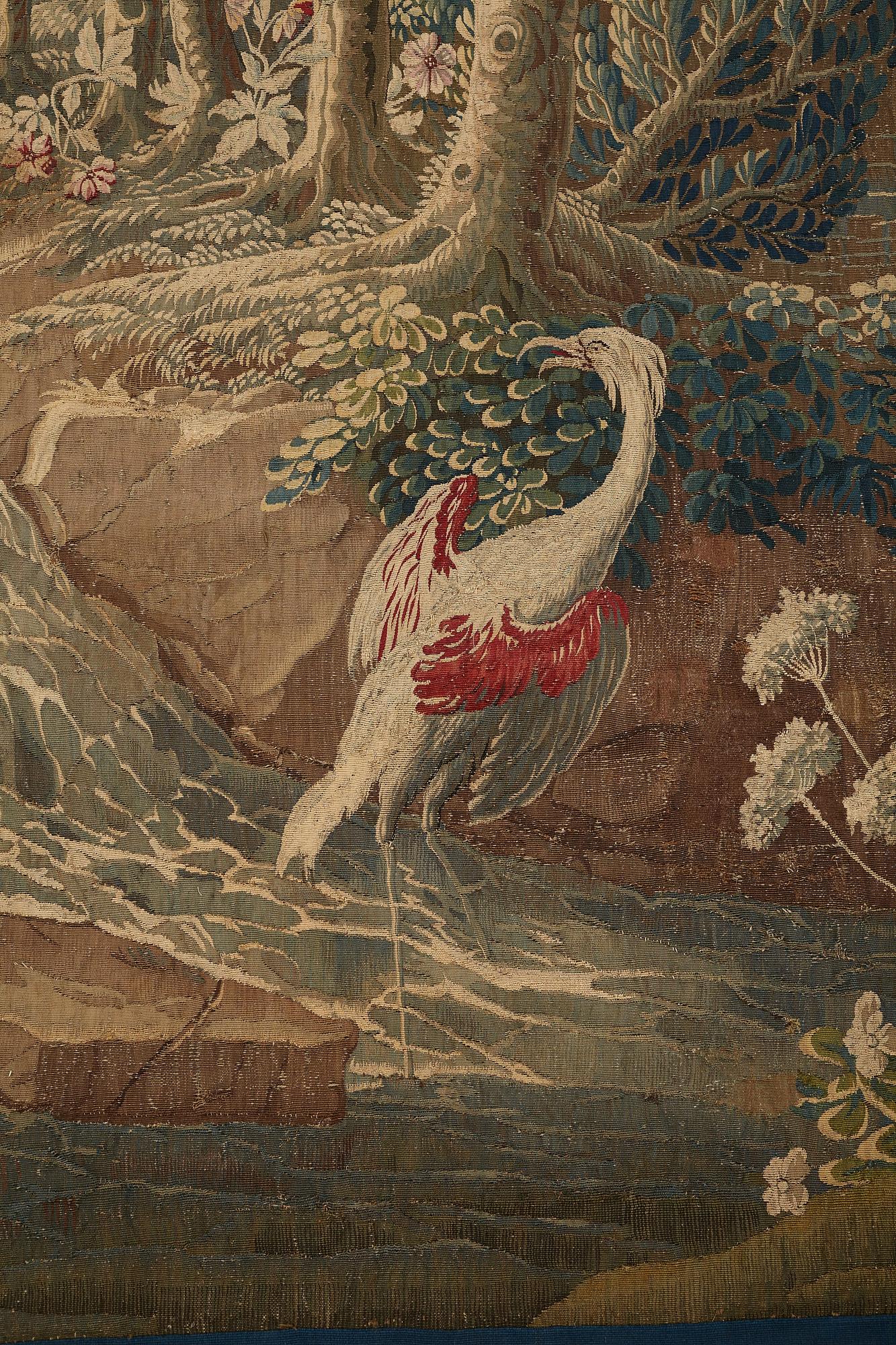 Vävd tapet, "Verdure", gobelängteknik, ca 236,5-238,5 x 290-294,5 cm, Manufacture Royale d'Aubusson,