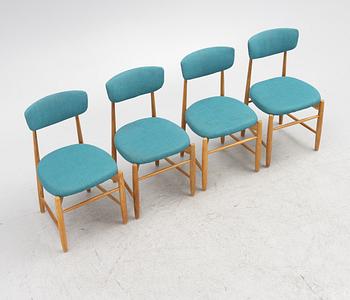 Chairs, 4 pcs, second half of the 20th century.