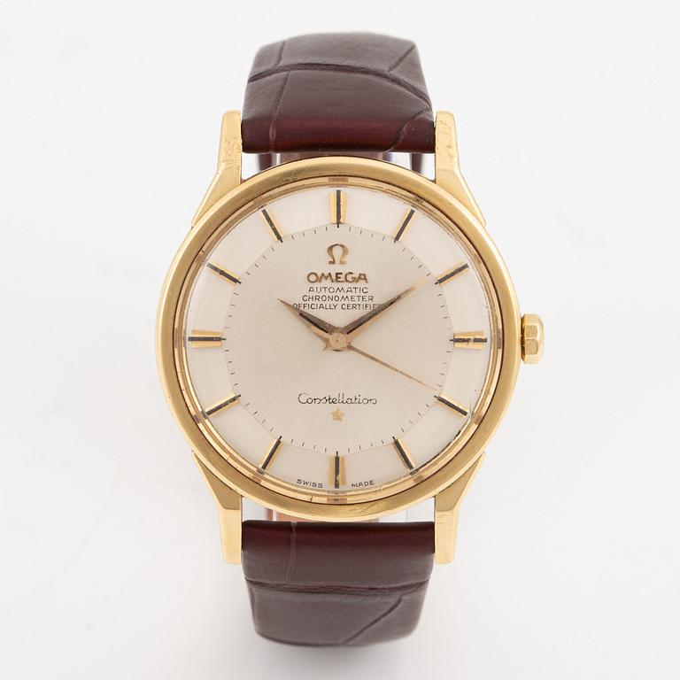 Omega, Constellation, "Pie-Pan", wristwatch, 34 mm.