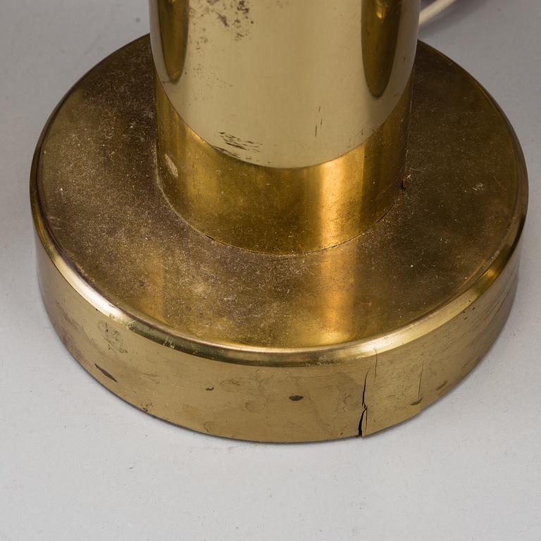 Eight second half of the 20th century brass table lights by EA, Kosta.