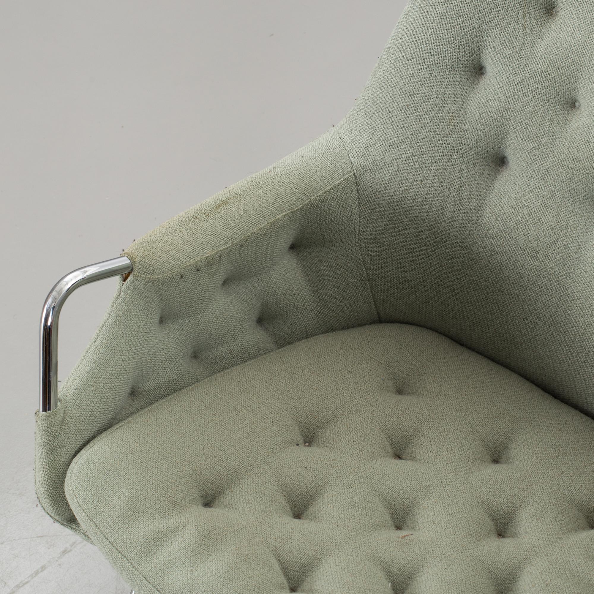 A pair of Bruno Mathsson "Mirja" armchairs, Dux, latter half of the 20th Century.