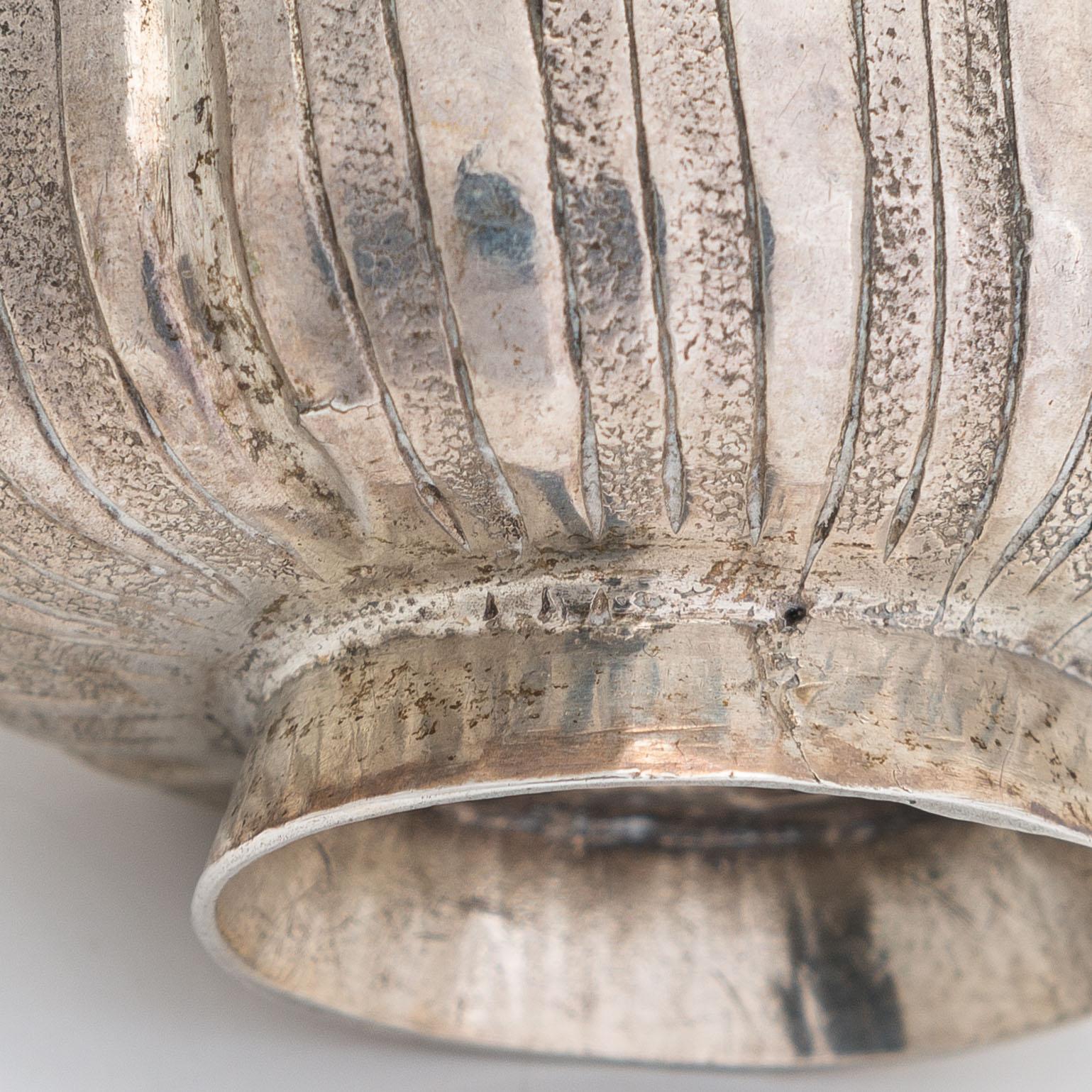 Supkoppar, 2 st, silver, Moskva 1700-tal.