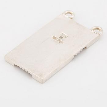 A Rolf Karlsson silver cross pendant.