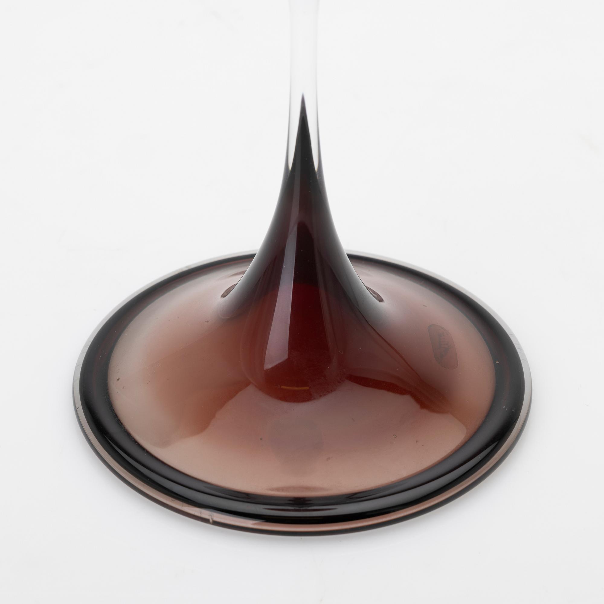 Nils Landberg, Tulip glass, Orrefors, 1957.