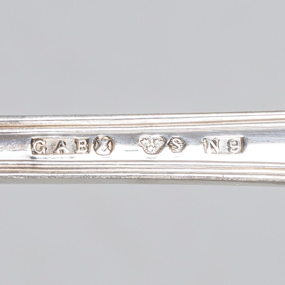 40 pieces of French Lily silver cutlery, including CG Hallberg, 1950s - 1960s, Sweden.