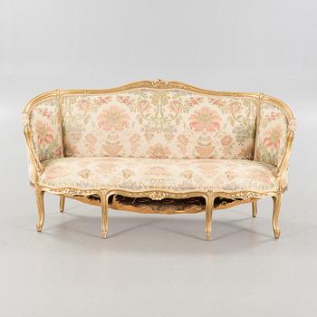 A rococo style sofa from the first half of the 20th century.