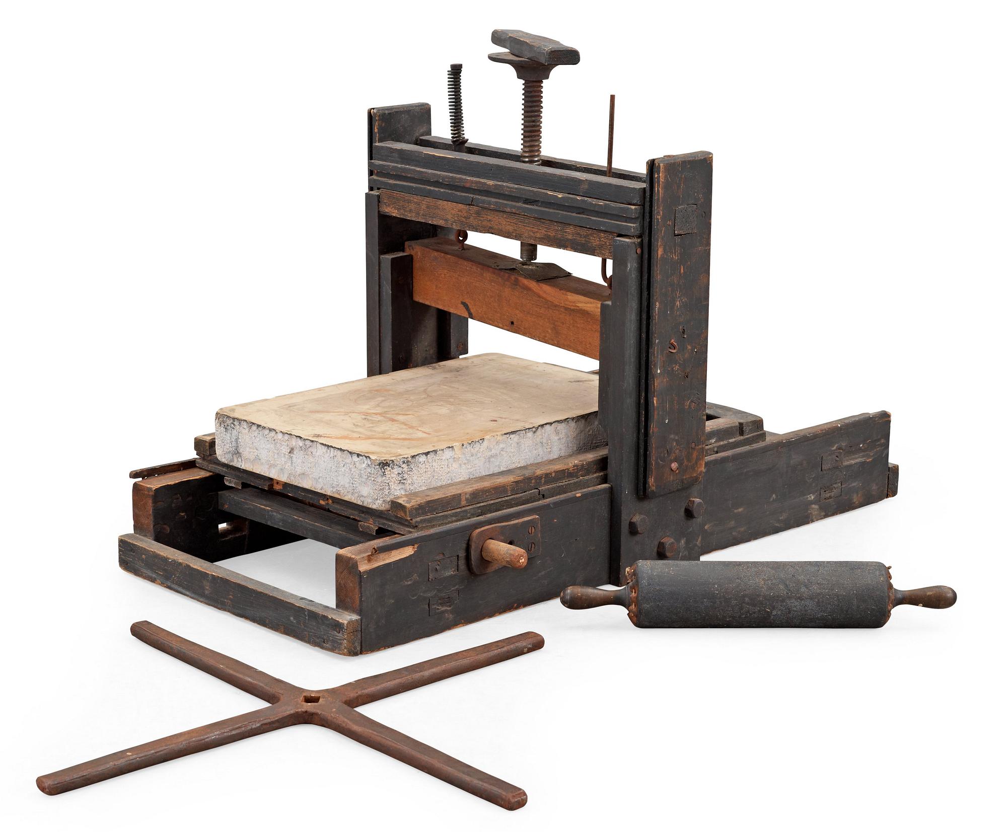 LITOGRAFISK HANDTRYCKPRESS, S.K. "RIVARPRESS".