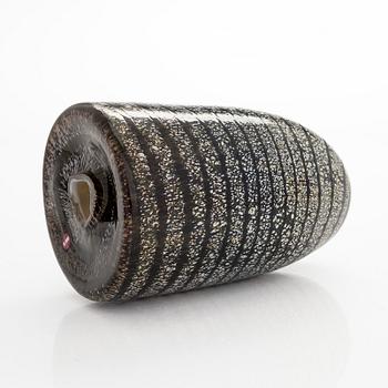 Oiva Toikka, a 'Barn Owl' glass bird, signed O. Toikka Nuutajärvi.