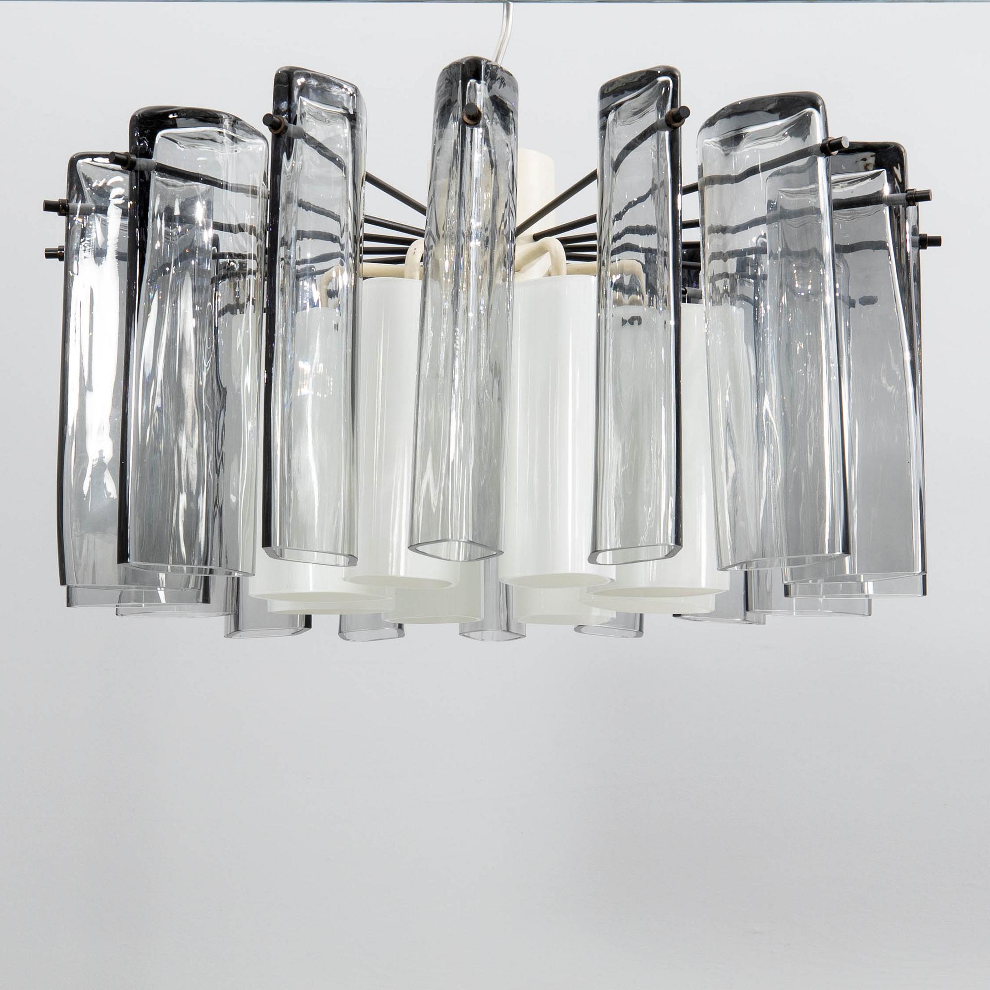 Gert Nyström ceiling lamp "Ark" Fagerhult 1960s.